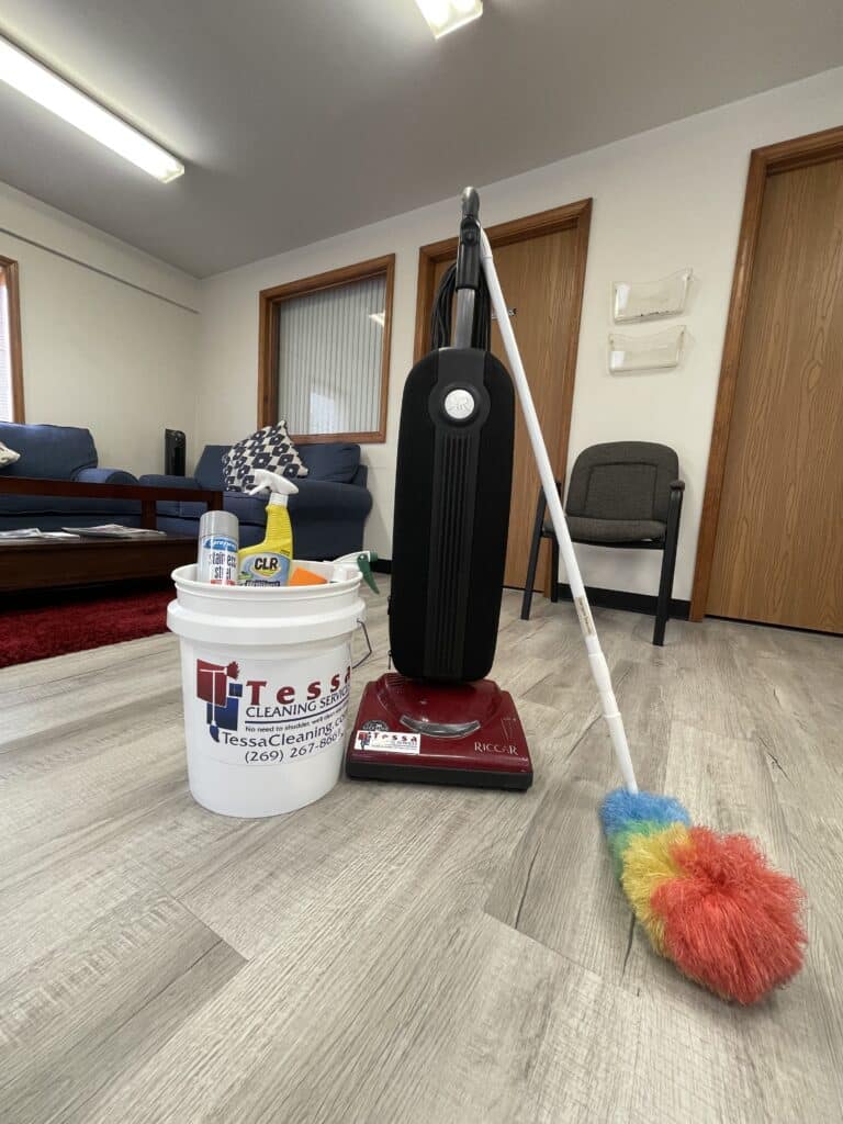 tessa cleaning services products in office